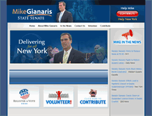 Tablet Screenshot of mikegianaris.com